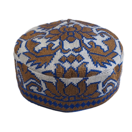 Męska damska czapka krymka z haftem krzyżykowym (58cm)