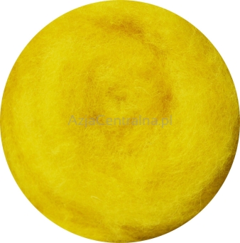 Wełna zgrzebna do filcowania w błamie NARCYZ #203