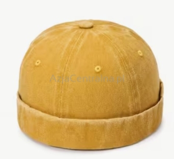 Dokerka czapka Jeansowa MIODOWY vintage 55-59cm