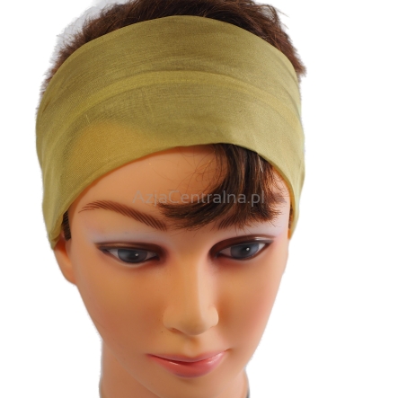 Jedwabna letnia opaska na włosy SZAŁWIA