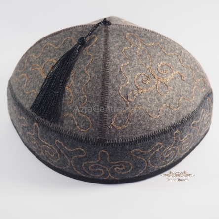 Męska krymka mycka szary melanż (58cm)