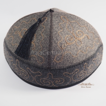 Męska krymka mycka szary melanż (58cm)