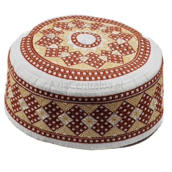 Krymka czapka męska cienka z haftem (53, 54cm)