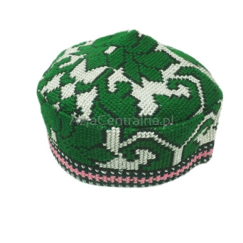 Męska damska czapka krymka z haftem krzyżykowym (58cm)