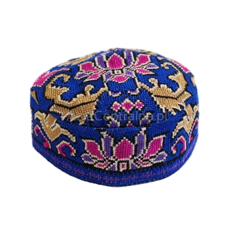 Męska damska czapka krymka z haftem krzyżykowym (56cm)