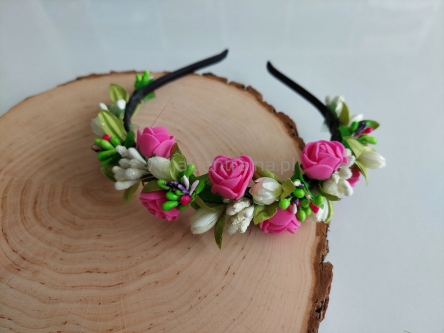 Opaska kwiecista Kolorowa