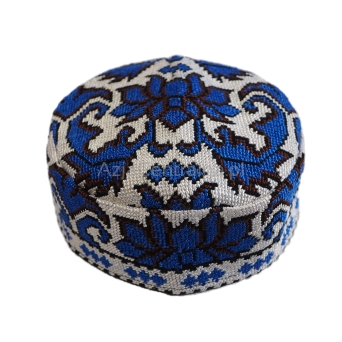 Męska damska czapka krymka z haftem krzyżykowym (57cm)