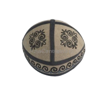 Kirgiska męska czapka krymka tubeteika filcowa (59cm)