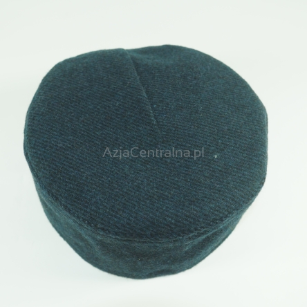 Męska czapka krymka wełniana granatowa