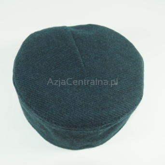 Męska czapka krymka wełniana granatowa