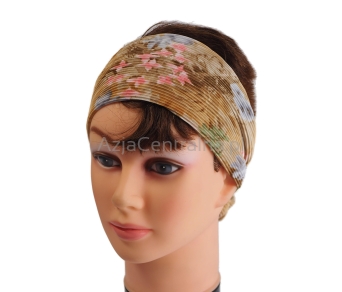 Damska opaska na włosy kwiecista na lato