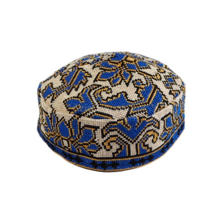 Męska czapka etniczna krymka haftowana (57cm)