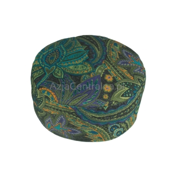 Krymka czapka męska mycka Zielona wielokolorowa Praisley (54-64cm)