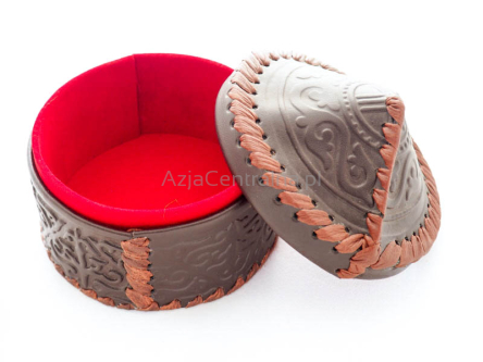 Szkatułka brązowa w formie Jurty