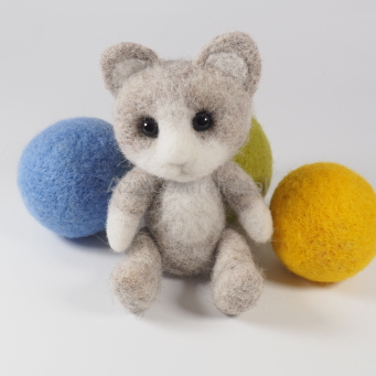 Kotek filcowy do do fotografii noworodkowej KOT