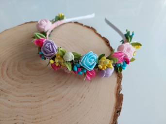 Opaska kwiecista Kolorowa