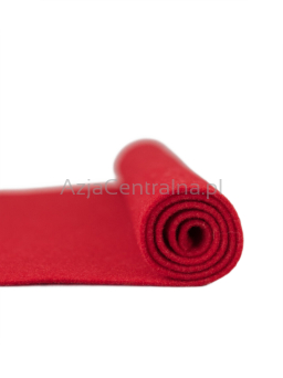 Filc wełniany 3mm arkusz 30x30cm CZERWONY