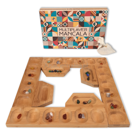 MANKALA WIELOOSOBOWA najstarsza gra logiczno-strategiczna Świata dla dzieci i dorosłych