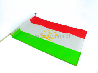 Flaga Tadżykistanu na patyku 