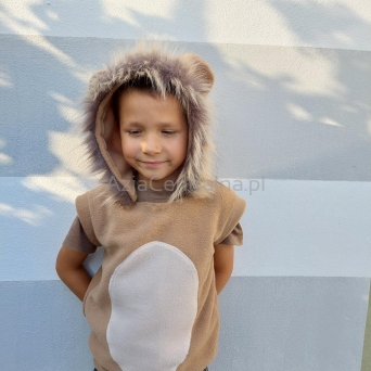 Bezrękawnik strój przebranie Lwa dla dzieci na bal przebierańców