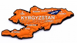 Magnes- mapa Kirgistanu