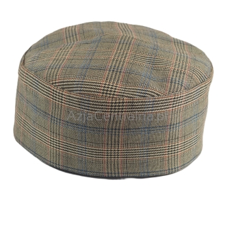 Krymka czapka męska ubraniowa w kratke